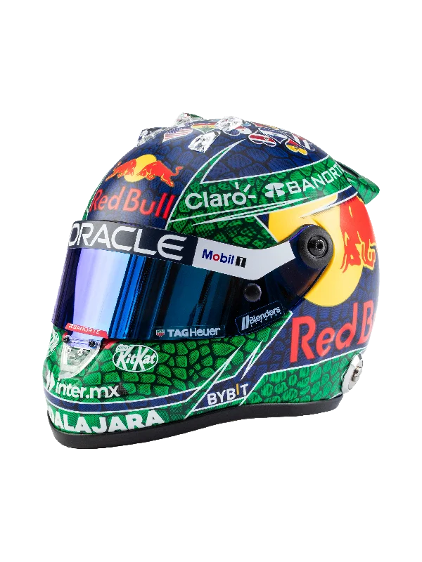 Oracle Red Bull Racing 1:2 Checo Perez Miami GP 2024 Mini Helmet