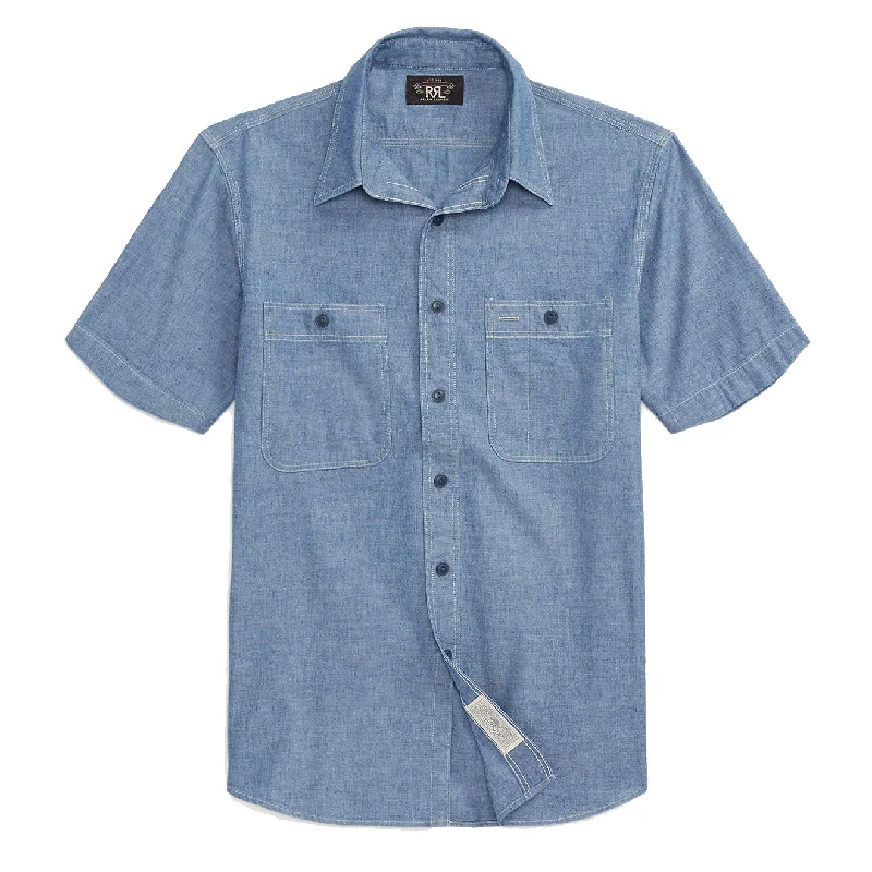 RRL by Ralph Lauren Indigo Chambray S/S Workshirt Indigo