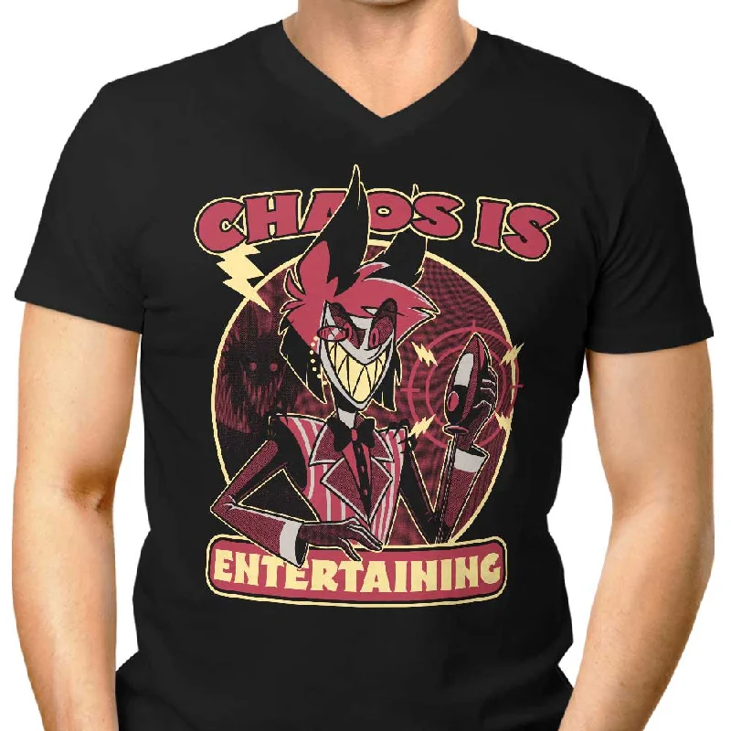 Chaos is Entertaining - Men's V-Neck