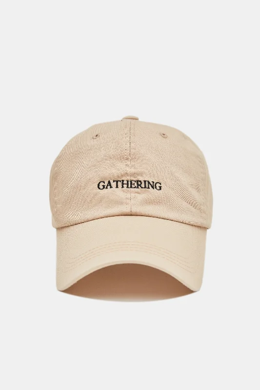 'Gathering' Ballcap, Taupe