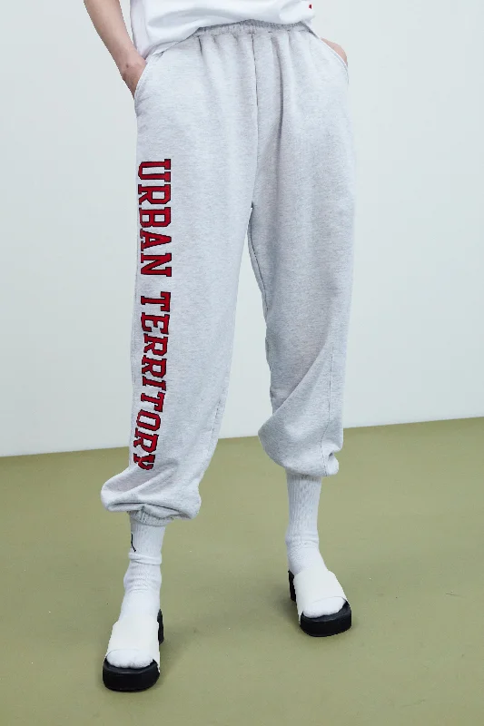 'Urban Territory' Joggers, White Melange